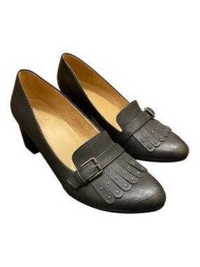 Naturalizer MYRLE Block Heel Fringe Loafers – Size 8.5M